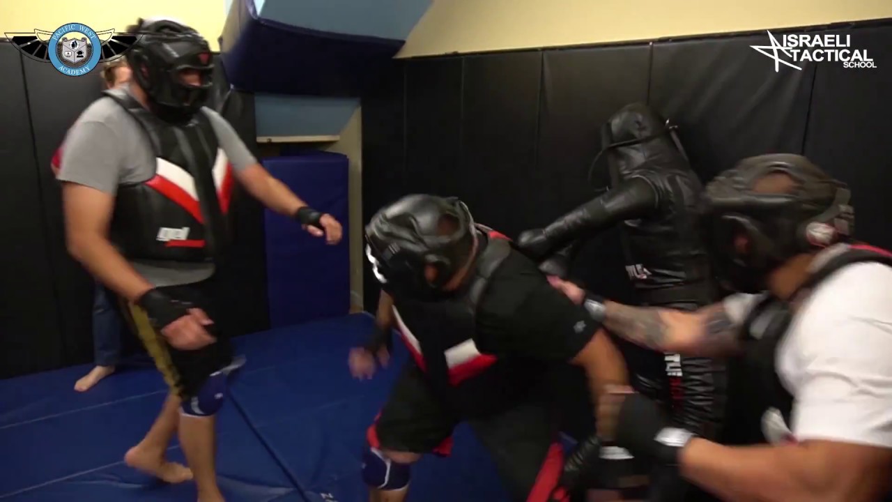 students practicing in Combatives training course at PWA.edu