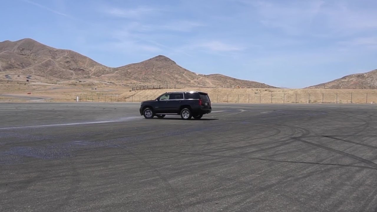 Emergency Vehicle Operator training on empty road - PWA.edu security academy