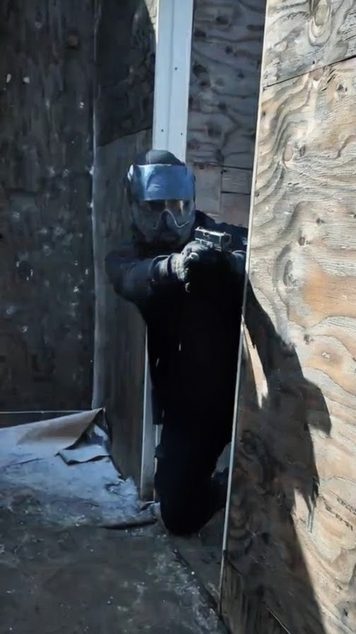 Pacific West Academy students during hands-on security training